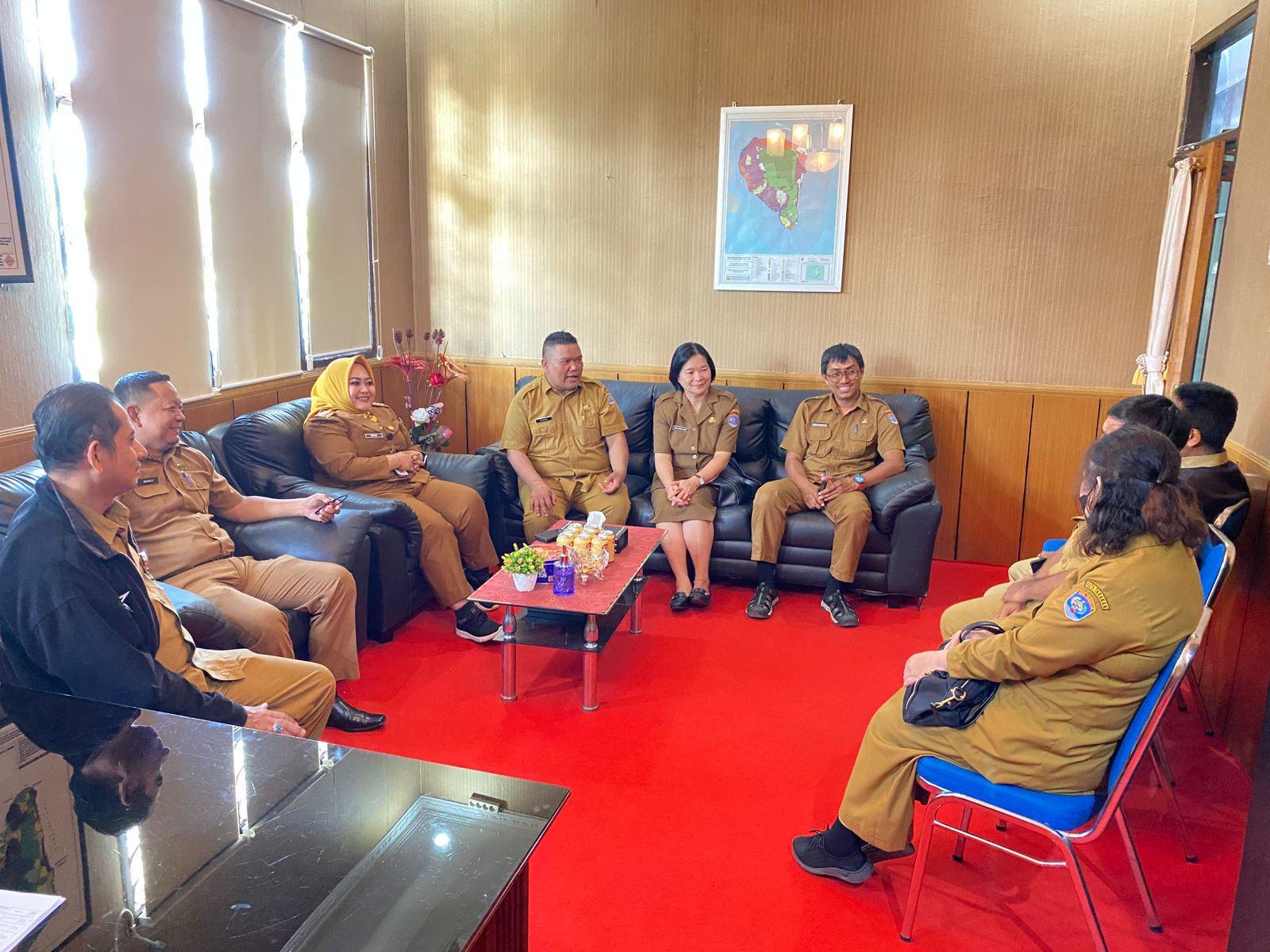 Kunjungan Silaturahmi dan Laporan PNS Kecamatan Tarakan Barat Yang Mutasi Ke Kelurahan Juata Laut Kecamatan Tarakan Utara